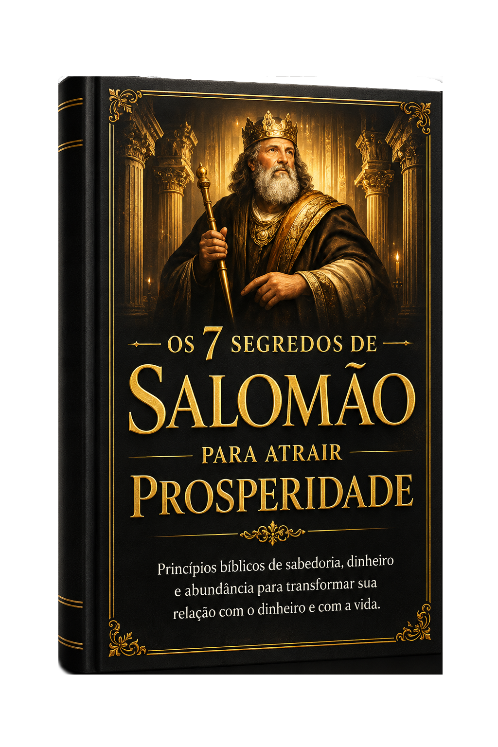 Mockup do eBook Os 7 Segredos de Salomão para Atrair Prosperidade